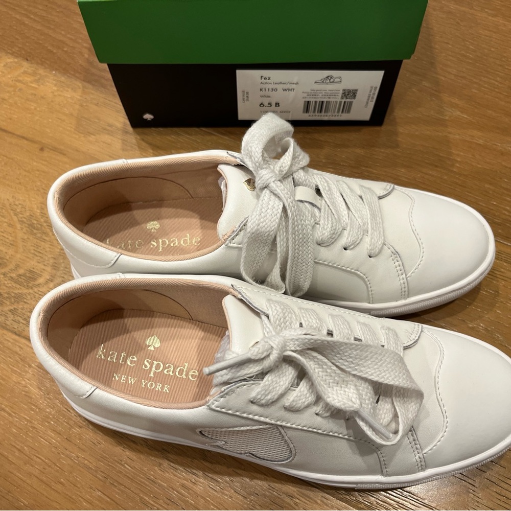 Kate Spade White Sneakers - Picture 2 of 3